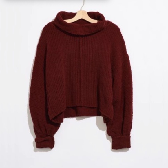 Free People Sweater | Be Yours Cowl Neck Pullover Sweater - Picture 8 of 15